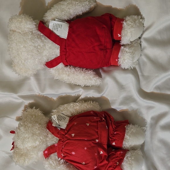 Hallmark Red and White Heart Bears Plush Set - Picture 5 of 5